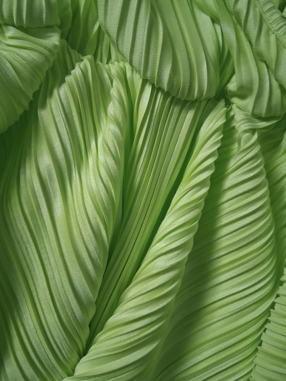 Boohoo Neon Lime Pleated Wrap Blouse W18 - Picture 3 of 4